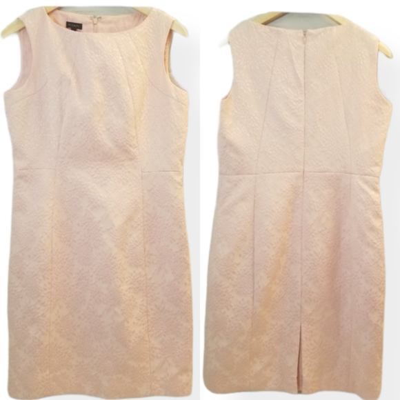 Talbots Dresses & Skirts - {10} Talbots Pink Textured Floral Sheath Dress